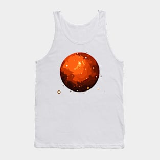 Mars The Red Planet Tank Top